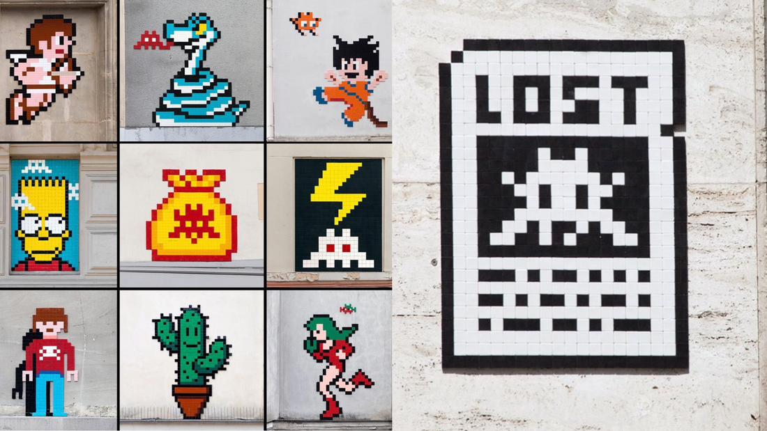 The first Cryptopunk was not a NFT : Street Artist Invader